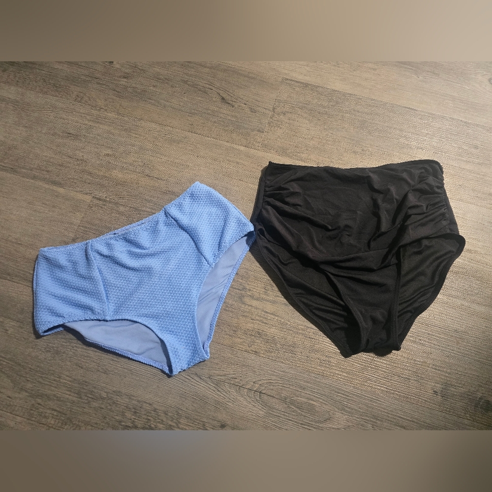 High Waisted Swim Bottoms